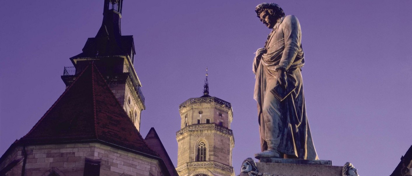 Stiftskirche und Schillerdenkmal, © Stuttgart-Marketing GmbH