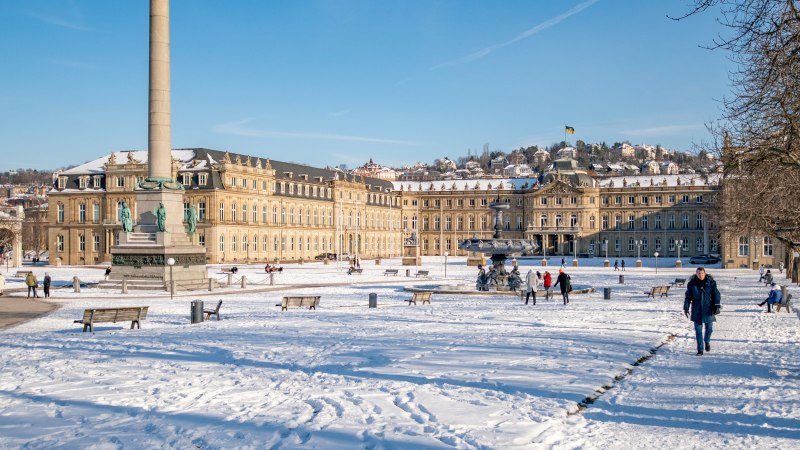 Schlossplatz Stuttgart, © Stuttgart-Marketing GmbH, Thomas Niedermüller