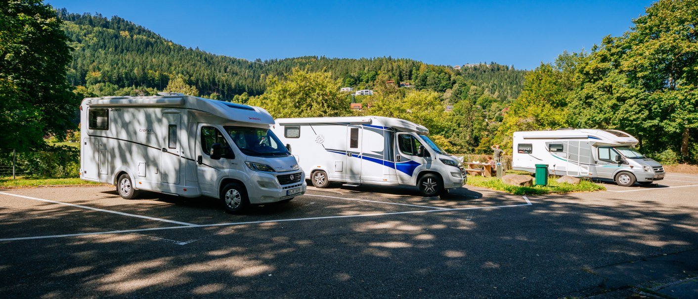 Motorhome parking space Bad Wildbad, © Stuttgart-Marketing GmbH, Thomas Niedermüller