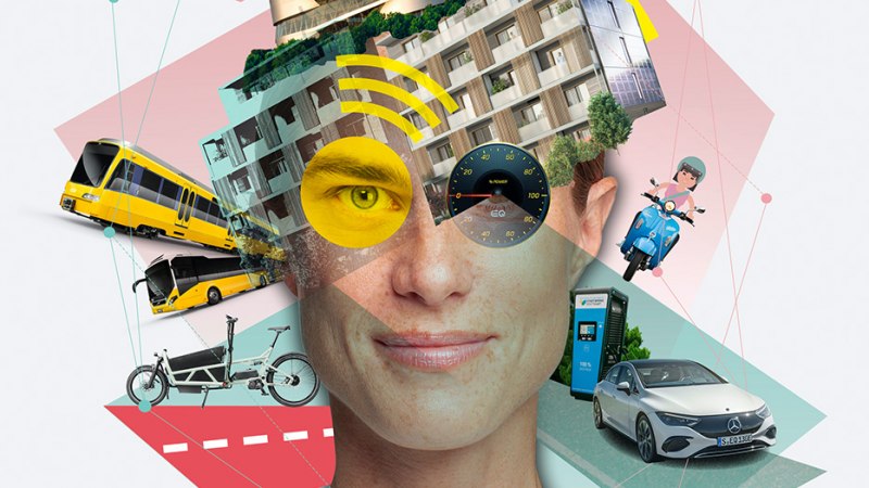 Mercedes-Benz Museum. Special exhibition THE MOBILE MAN - YOUR WAYS. YOUR DECISIONS. YOUR FUTURE. September 15, 2023 to November 17, 2024. key visual., © © Mercedes-Benz AG