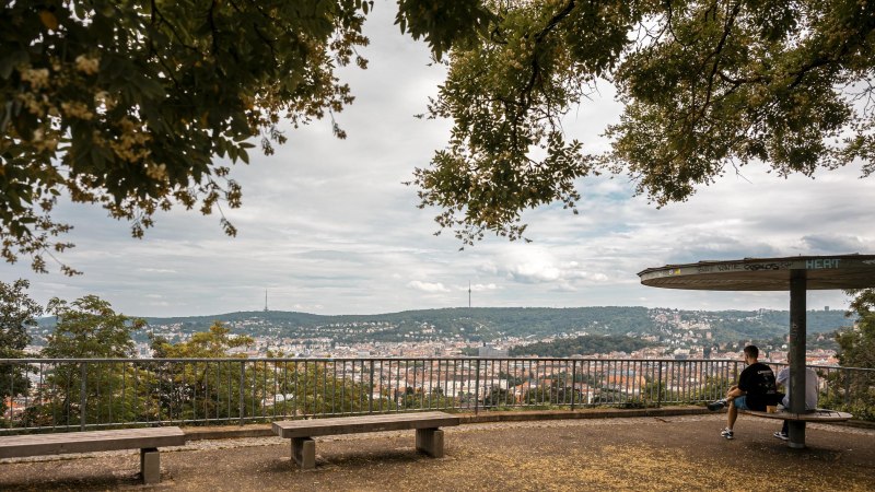 Aussichtsplattform Zeppelinstraße, © Stuttgart-Marketing GmbH, Sarah Schmid