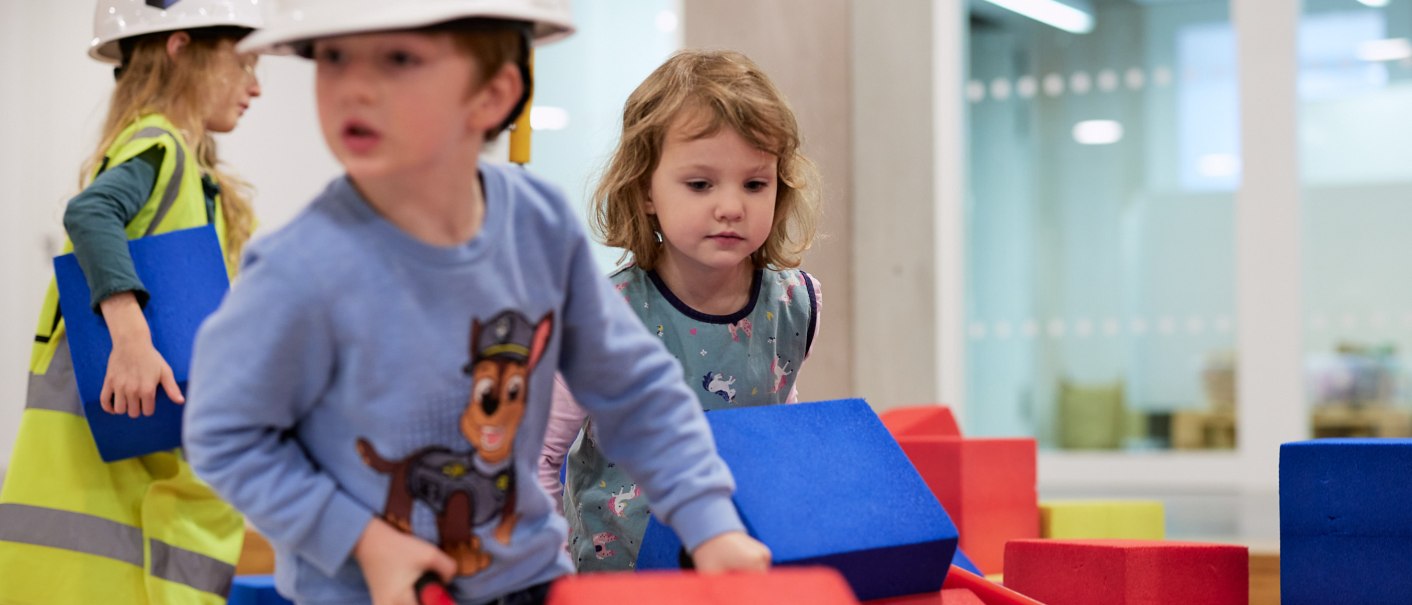 Children's construction site in the StadtPalais, © Julia Ochs