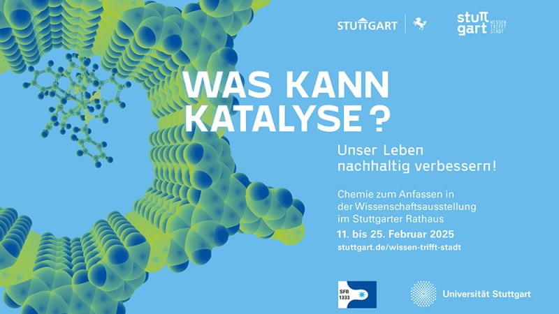 Ausstellungsflyer "Was kann Katalyse", © SFB 1333 / Universität Stuttgart