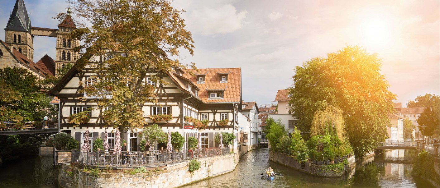 Roßneckarkanal, Esslingen, © Stuttgart-Marketing GmbH