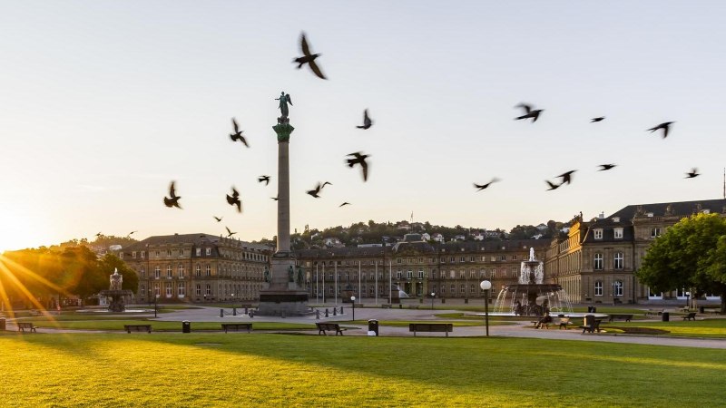 Palace Square facing the New Palace, © © Stuttgart-Marketing GmbH, Werner Dieterich