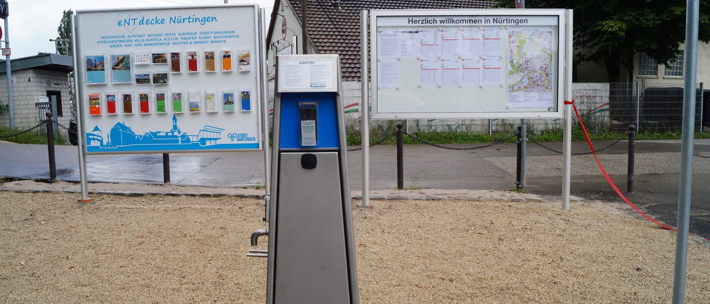 Motorhome parking space Nürtingen, © Stadt Nürtingen, Clint Metzger