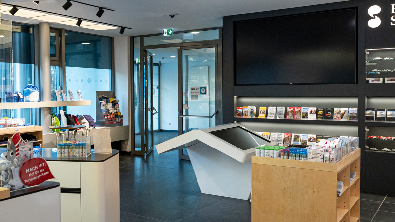 Tourist Info in the Stuttgart television tower, © Stuttgart-Marketing GmbH, Sarah Schmid