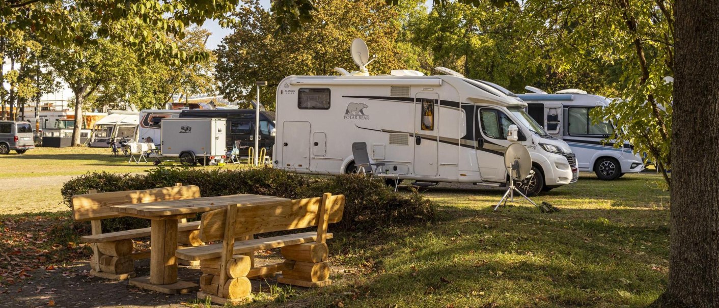 Stuttgart Camping Cannstatter Wasen, © Stuttgart-Marketing GmbH, Sarah Schmid