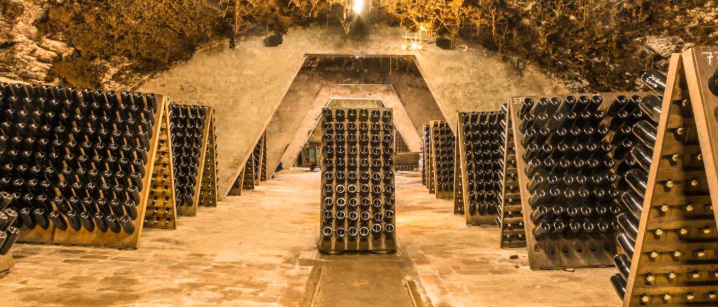 Vaults in the Kessler sparkling wine cellar, © KESSLER Sekt GmbH & Co. KG