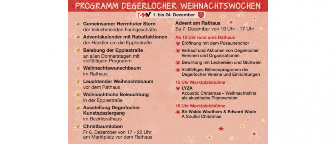 Weihnachtswochen (2), © Bezirksamt Degerloch