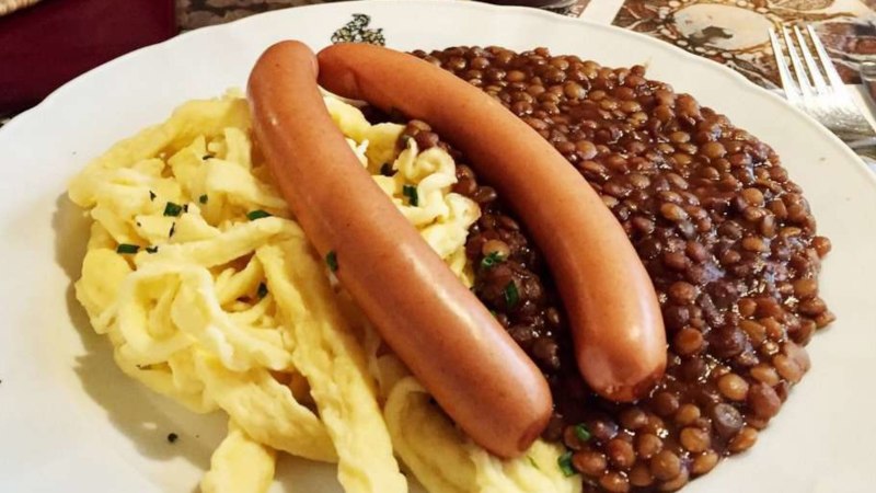 Lentils with spaetzle, © TMBW, Susi Maier