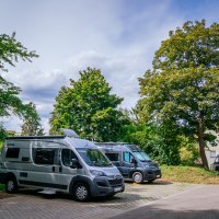 Motorhome parking space Äußerer Burgplatz Esslingen a. N., © Stuttgart-Marketing GmbH, Thomas Niedermüller