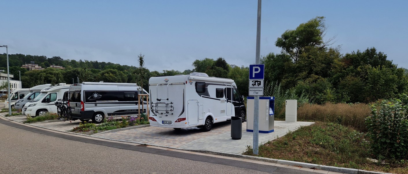 Motorhome parking space Weil der Stadt, © Stadt Weil der Stadt