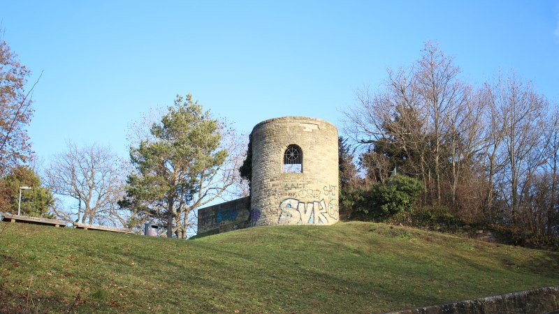 Ruine von unten, © SMG