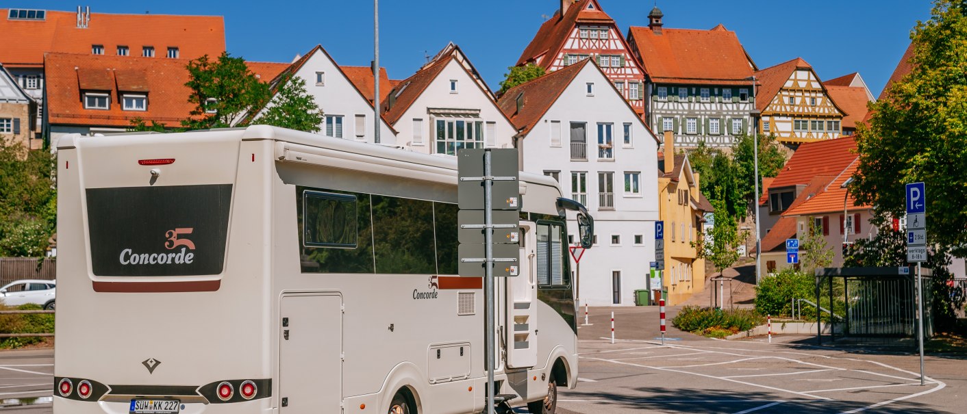 Motorhome parking space Bietigheim-Bissingen, © SMG, Thomas Niedermüller