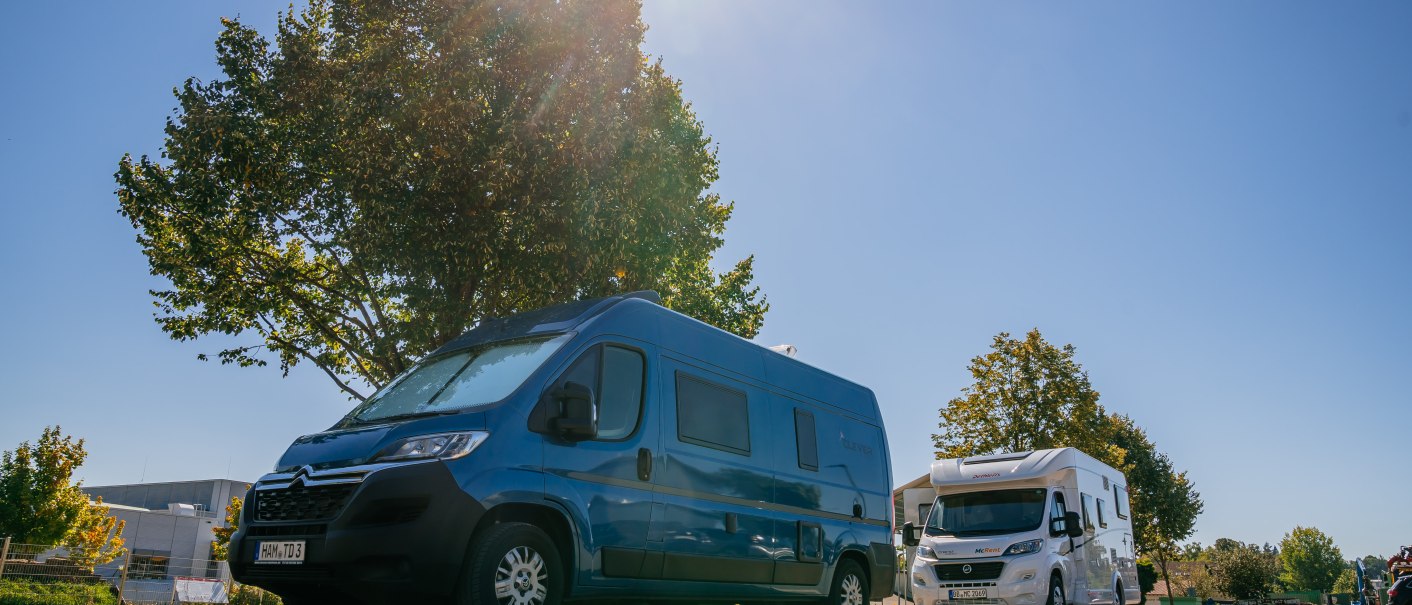 Motorhome parking space Welzheim at the train station, © Stuttgart-Marketing GmbH, Thomas Niedermüller