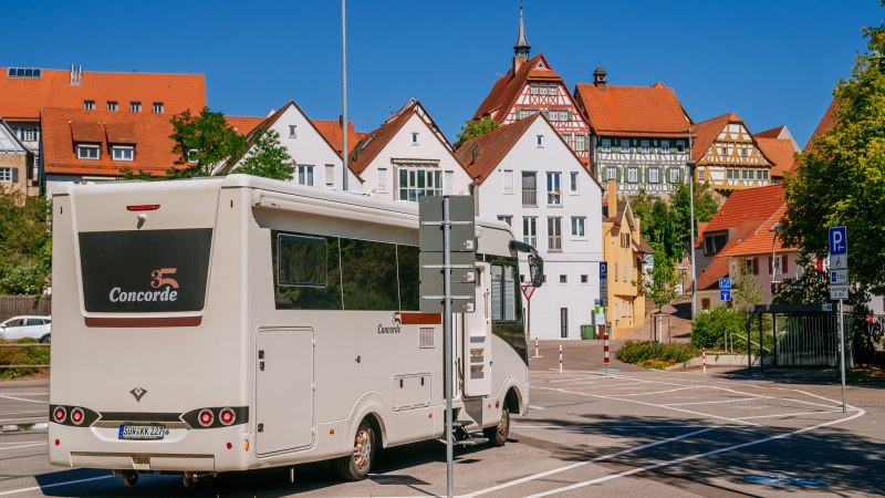 Motorhome parking space Bietigheim-Bissingen, © SMG, Thomas Niedermüller