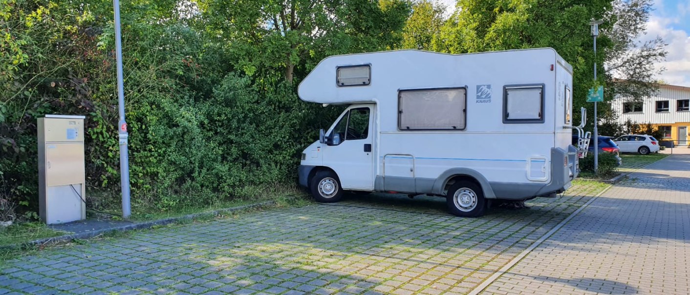 Motorhome parking space Oskar Frech Seebad, © Stadt Schorndorf