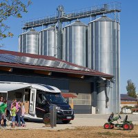 Motorhome parking space on the Jettingen farm, © Andreas Becker Ludwigsburg