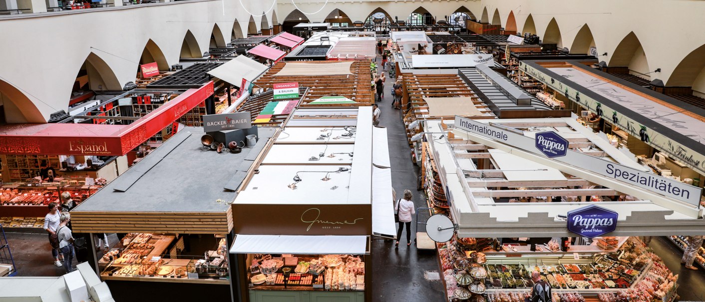 View of the market stalls, © Fei Shiyu