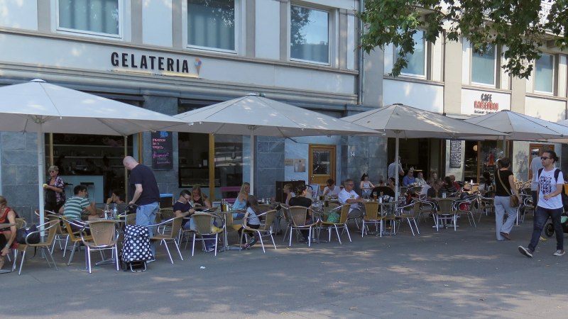 Gelateria Kaiserbau on Marienplatz, © Stuttgart-Marketing GmbH