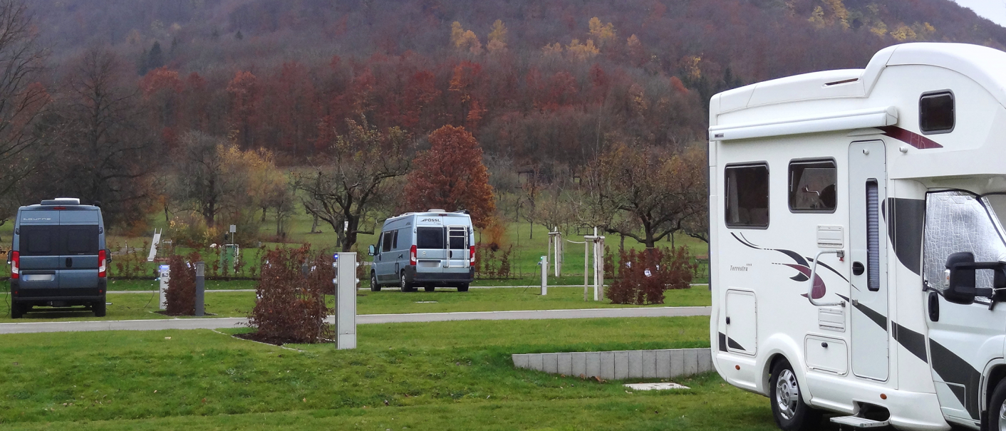 Wohnmobilstellplatz der Panoramatherme Beuren, © Panorama Therme Beuren, Birgit Eschment