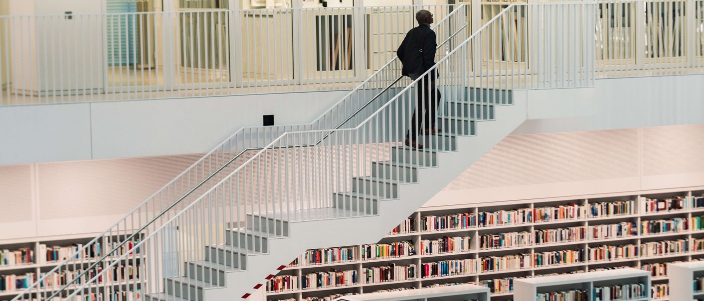 Stadtbibliothek Innenaufnahme, © Stuttgart-Marketing GmbH, wpsteinheisser