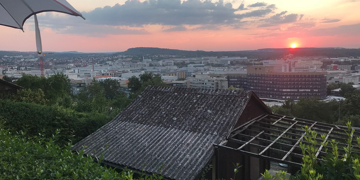 Ausblick Gaststätte Distelfarm