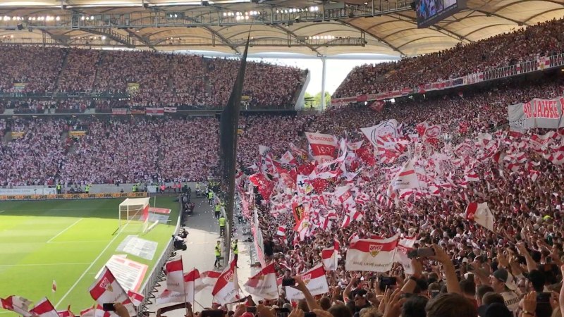 Blick in die Cannstatter Kurve: Mercedes-Benz Arena Stuttgart, © Stuttgart-Marketing GmbH