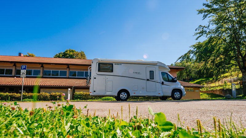 Caravan site at the Murrhardt festival hall, © Stuttgart-Marketing GmbH, Thomas Niedermüller