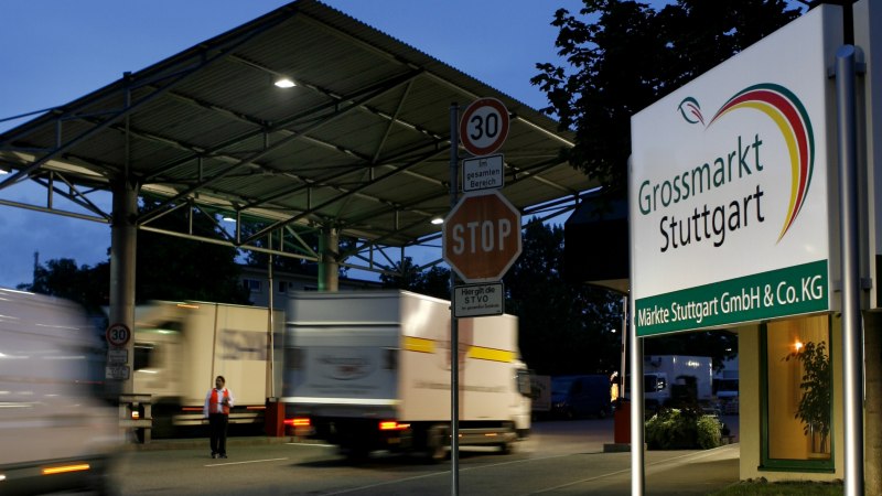 Großmarkt_Einfahrt, © Märkte Stuttgart GmbH