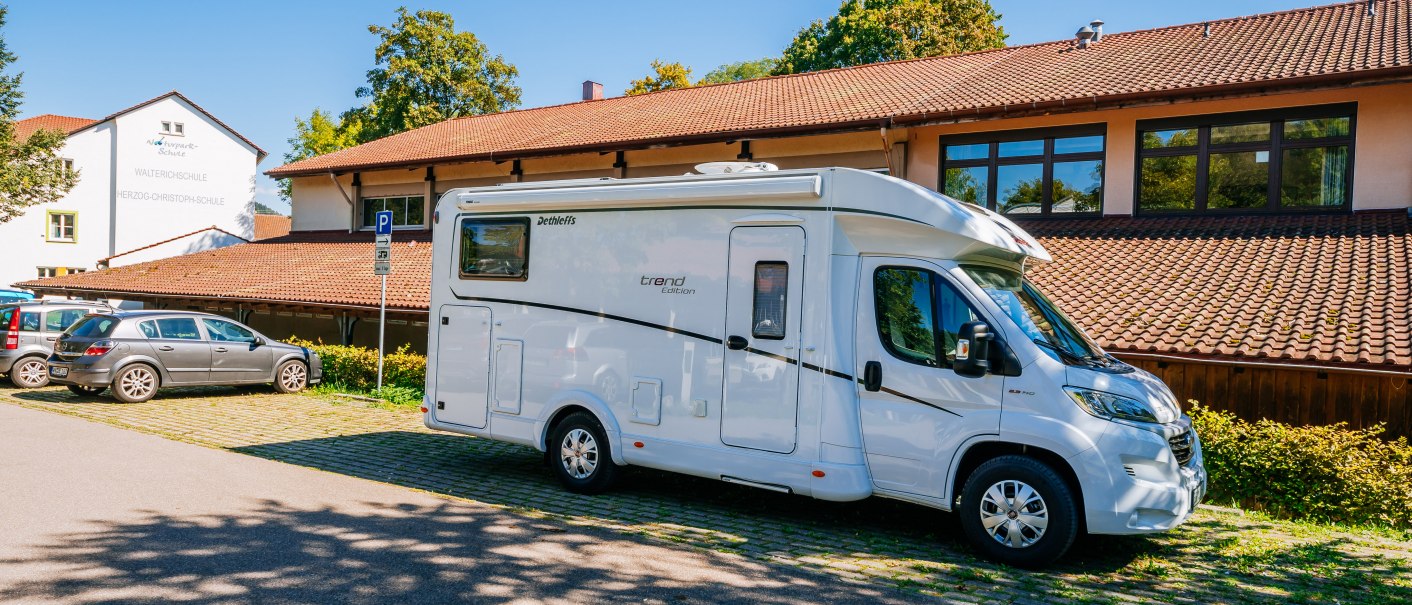 Wohnmobilstellplatz an der Festhalle Murrhardt, © Stuttgart-Marketing GmbH, Thomas Niedermüller