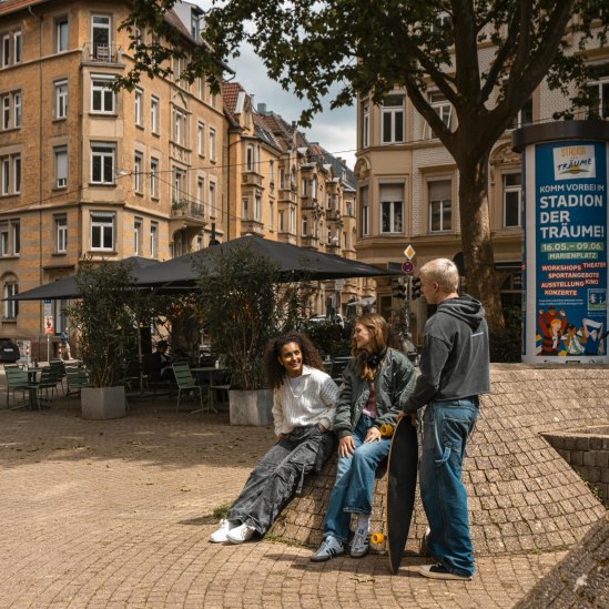 Mozartplätzle, © Stuttgart-Marketing GmbH, Sarah Schmid