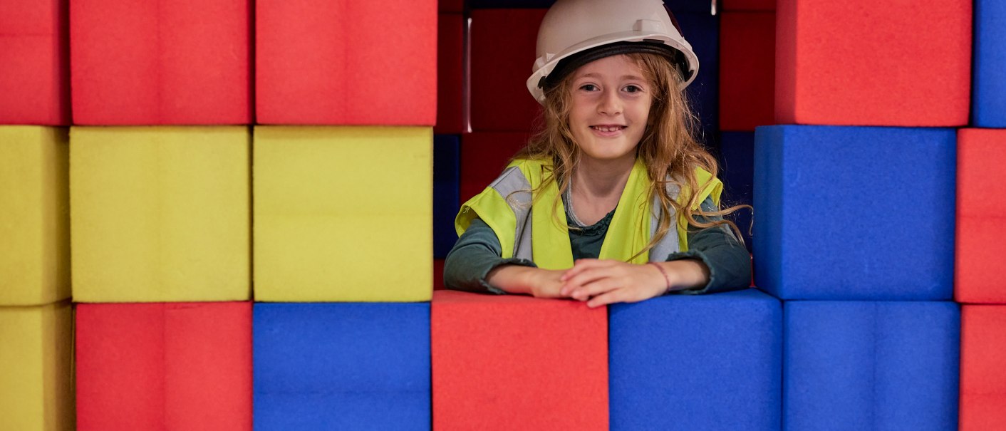 Children's construction site in the StadtPalais, © Julia Ochs