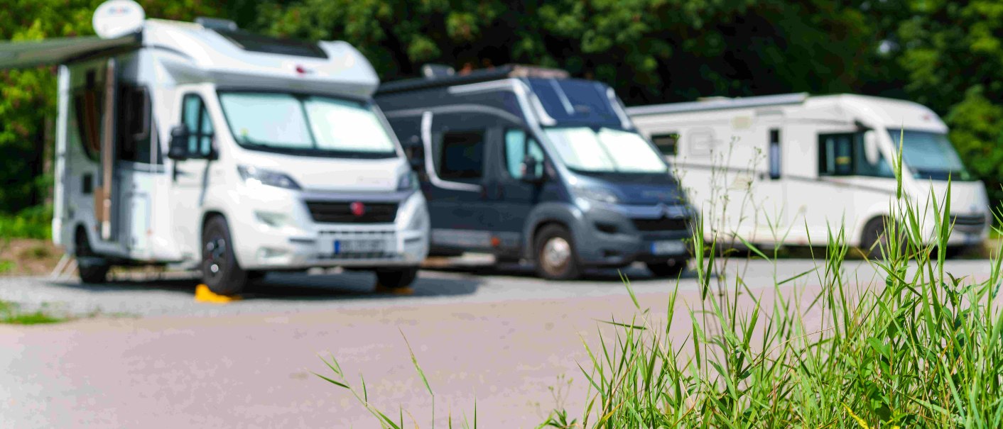 Motorhome parking space Schwäbisch Hall Auwiese, © Michael Kuehneisen