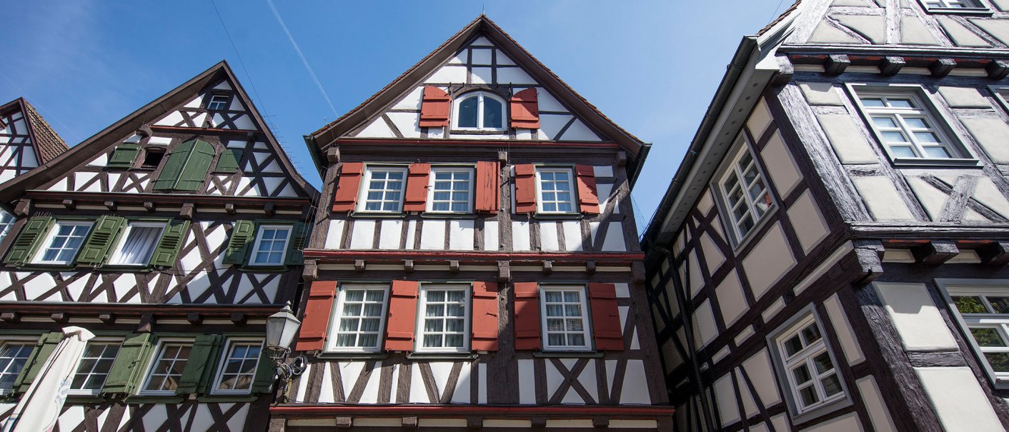 Mittig: Gottlieb Daimler Geburtshaus in Schorndorf, © Joachim Mende