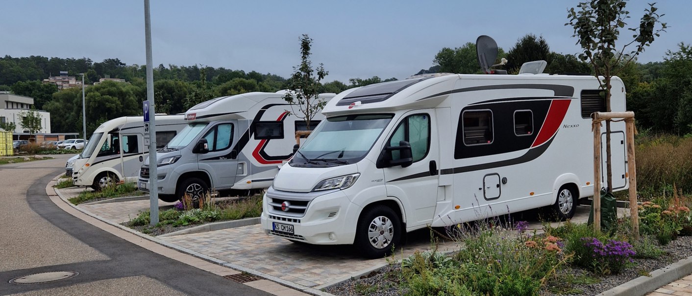 Motorhome parking space Weil der Stadt, © Stadt Weil der Stadt