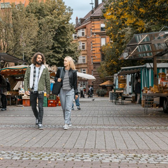 Wochenmarkt am Bismarckplatz, © Stuttgart-Marketing GmbH, Sarah Schmid