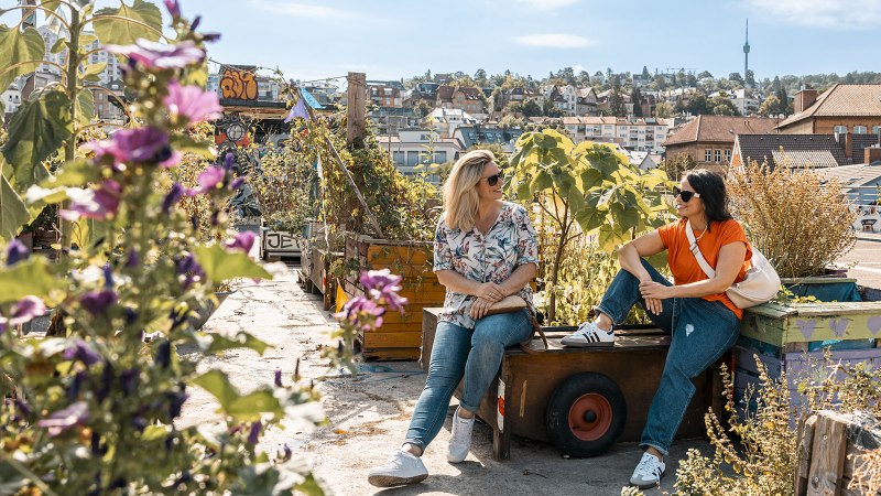 Urban Gardening auf dem Dach des Züblin Parkhauses, © © Stuttgart-Marketing GmbH, Sarah Schmid