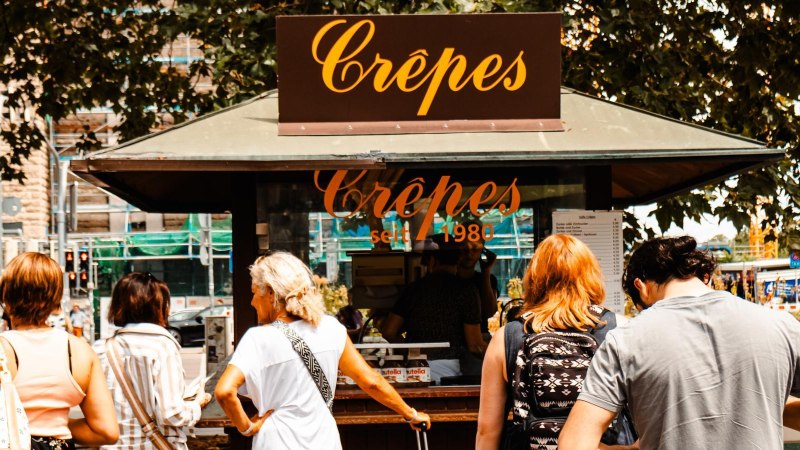 Crêpes am Stuttgarter Haupbahnhof, © SMG, Sarah Schmid