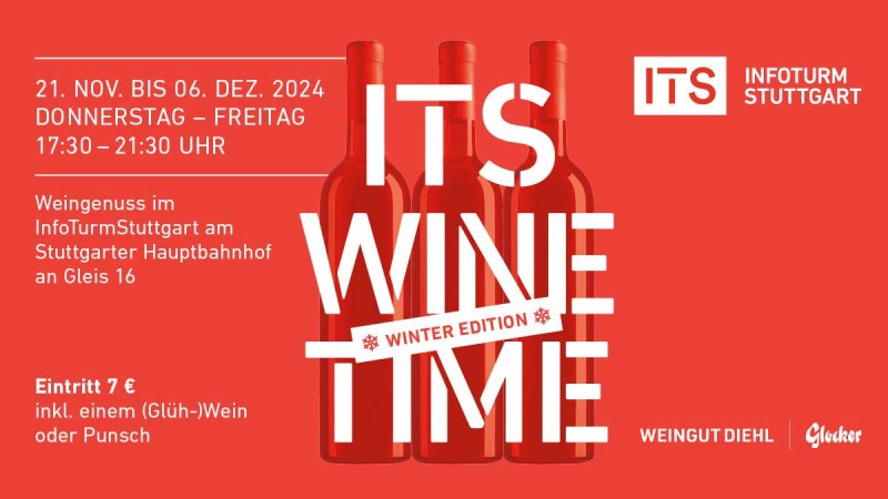 ITS WINE TIME WINTER EDITION 2024, © Bahnprojekt Stuttgart–Ulm e.V.