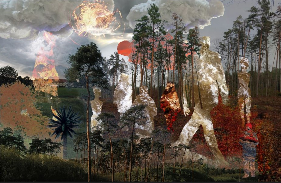 Kinga Su - Responsibility, 2024, digital collage, 65 x 100cm, © Kinga Su