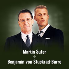 Martin Suter & Benjamin von Stuckrad-Barre - Kein Grund, gleich so rumzuschreien, © links im Bild