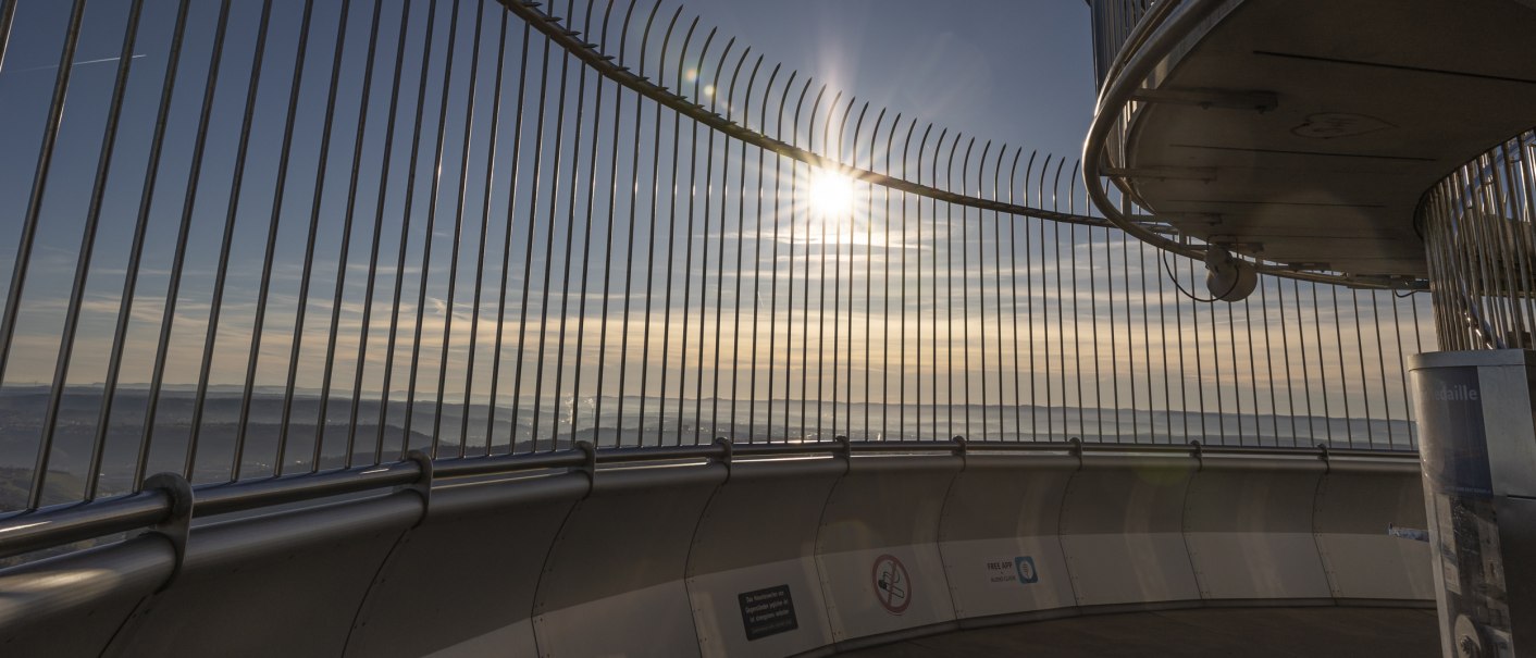 Viewing platform of the Stuttgart television tower., © Stuttgart Marketing GmbH, Sarah Schmid