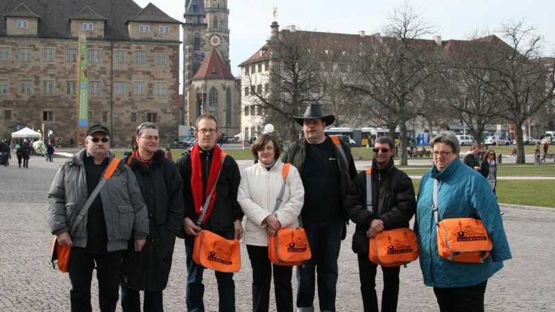 Blickwechsel: Innenstadtrundgang durch Stuttgart mit Menschen mit Behinderung, © Caritas Stuttgart