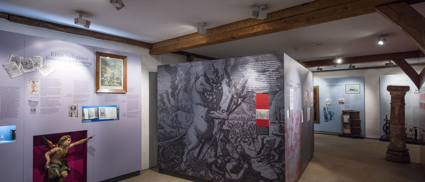 Exhibition on the town's history at the Nürtingen Town Museum, © SMG, A. Mende