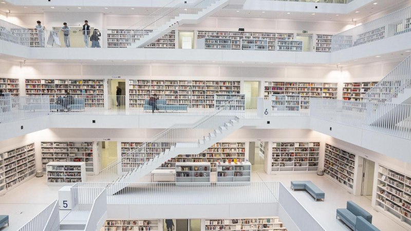 Stadtbibliothek Stuttgart, © Stuttgart-Marketing GmbH, Sarah Schmid