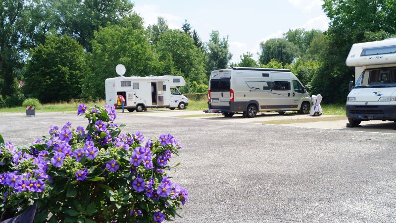 Motorhome parking space Nürtingen, © Stadt Nürtingen, Clint Metzger