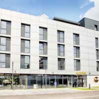 Hotel exterior view, © B&B Hotel Stuttgart-Neckarhafen