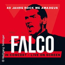 FALCO in Concert - 40 Jahre Rock Me Amadeus - LIVE on Screen Tour 2025, © links im Bild